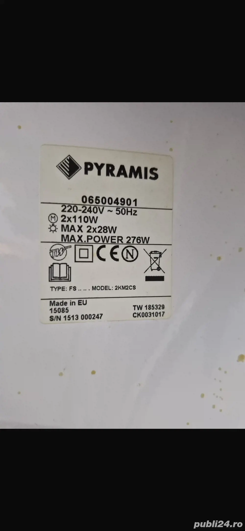 vand hota Pyramis 90 cm