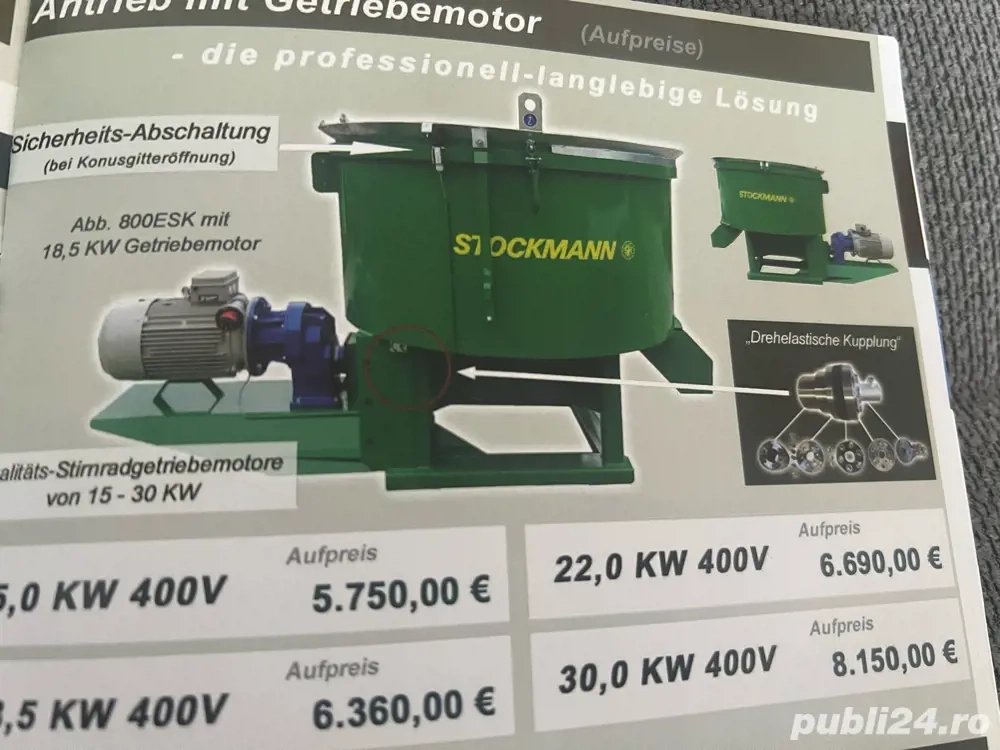 Malaxor beton furaje- Germania 