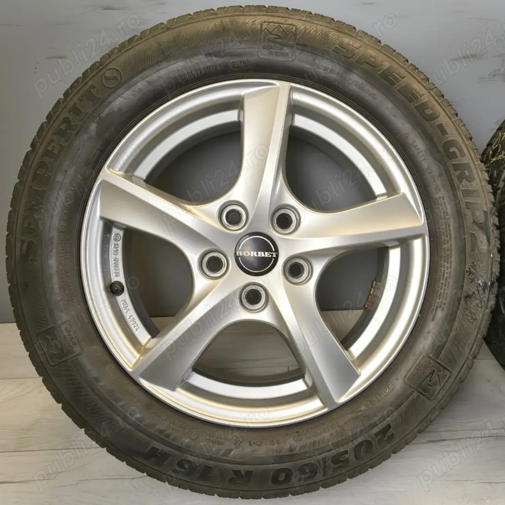 Roti/Jante Dacia 5x114.3 205/60 R16 Duster; Kia, Hyundai; Nissan Honda