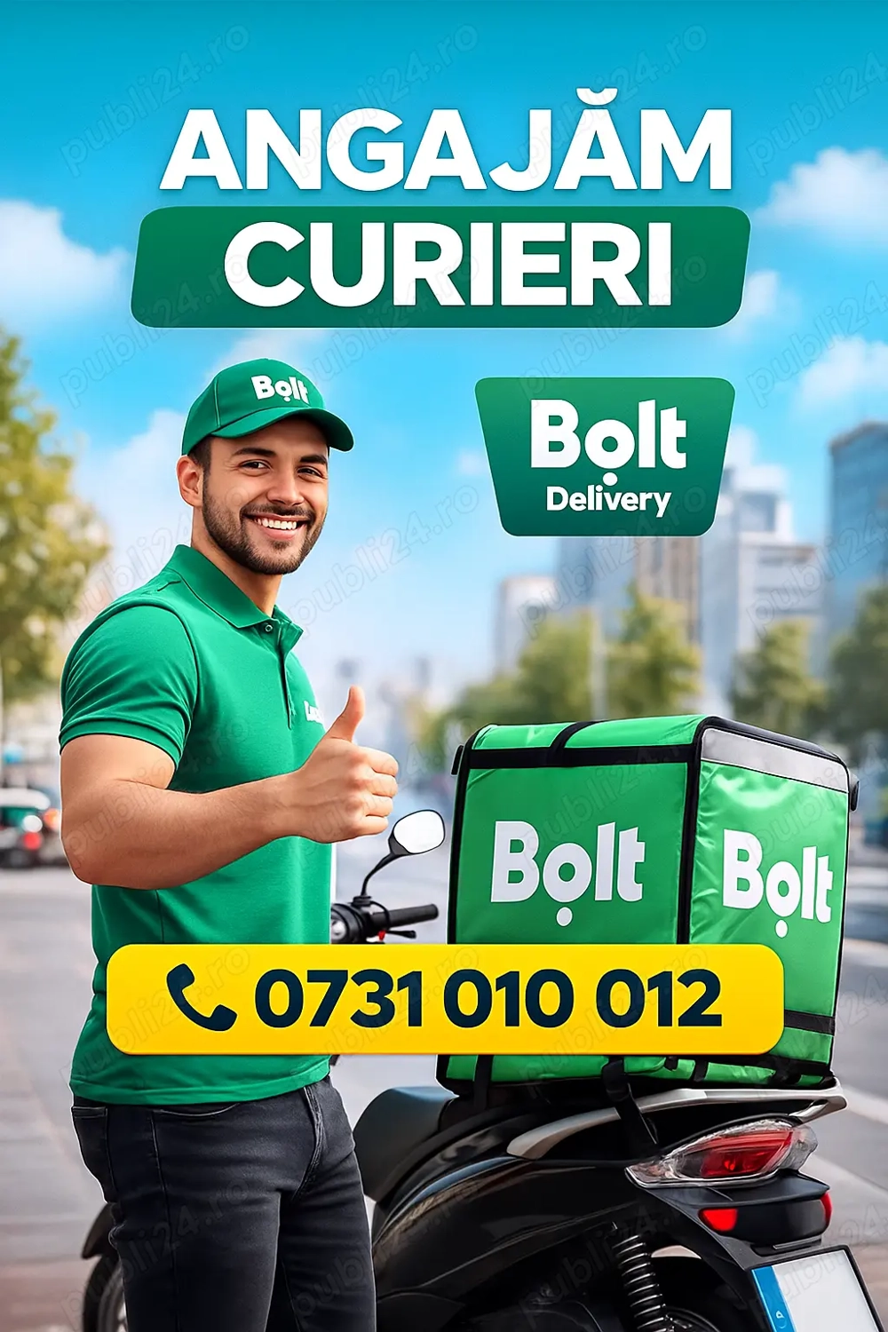   angajare   curier bolt delivery