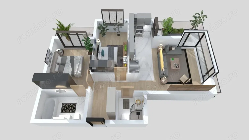 3 camere 94,80 mp Ultracentral - Mosilor la 8 min Metrou