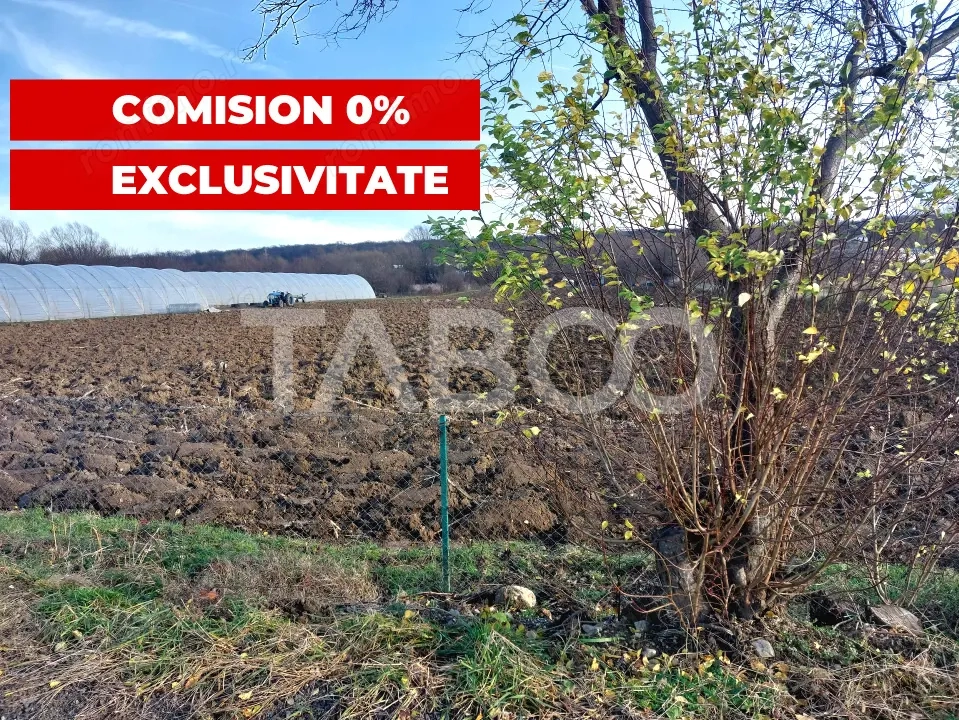 Teren intravilan 1687 mp pentru cabana zona de gradini Cisnadie