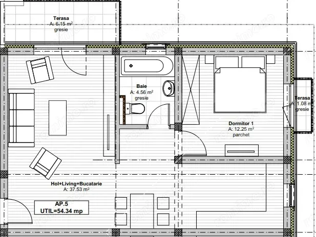 Spațiu Dublu: Apartament + Pod + 4 Locuri de Parcare, Giarmata VII