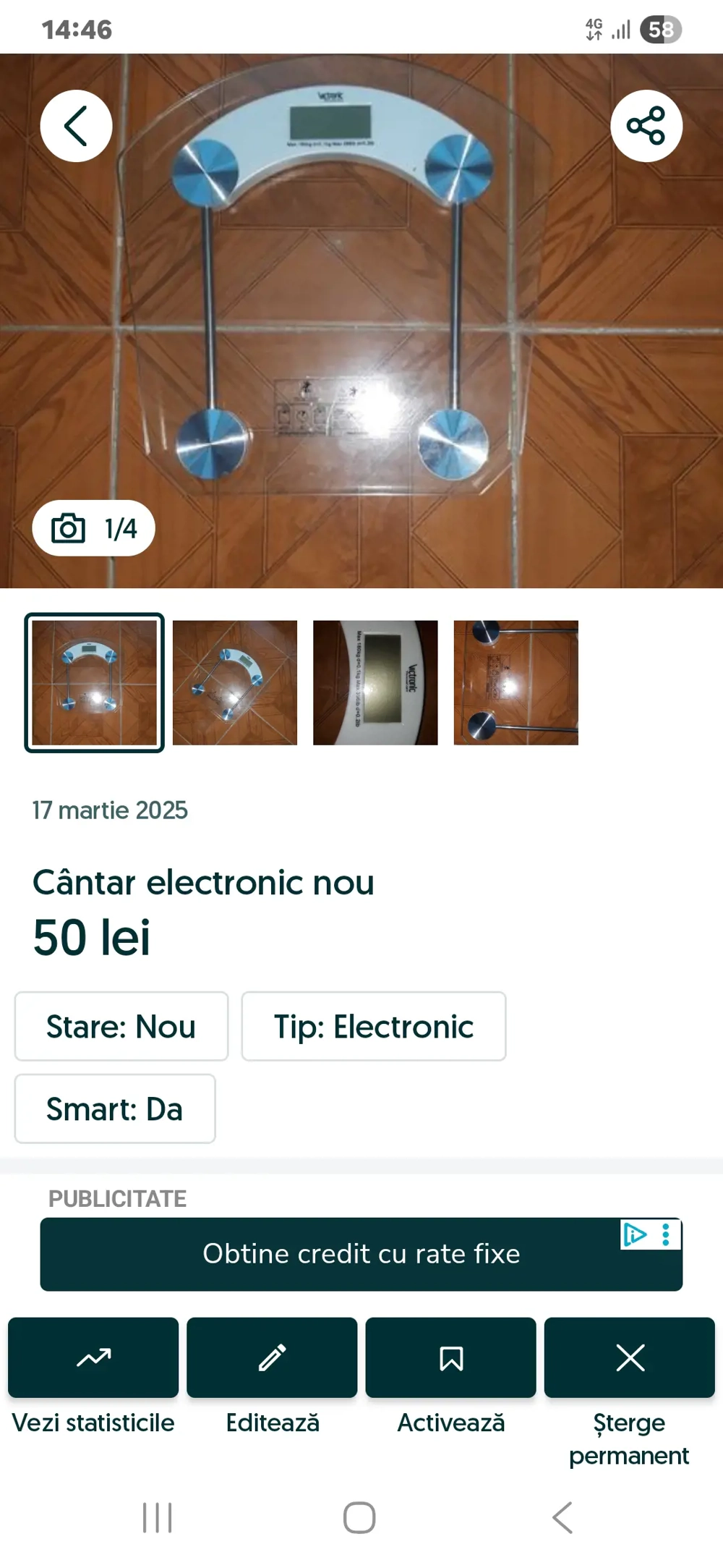 Cântar electronic 