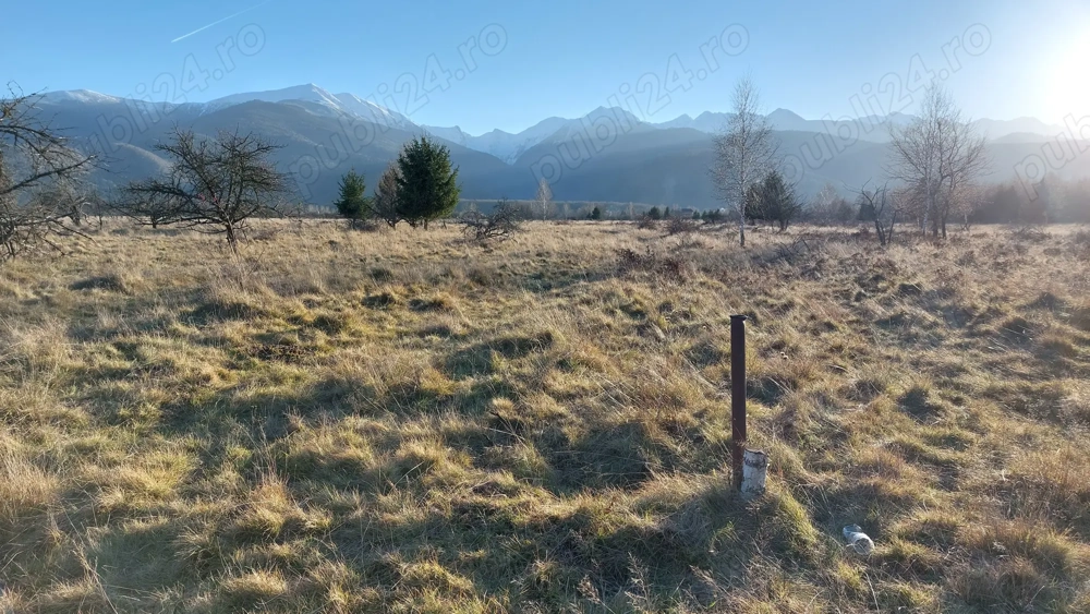 Vând teren in zona turistică Sâmbăta de Sus