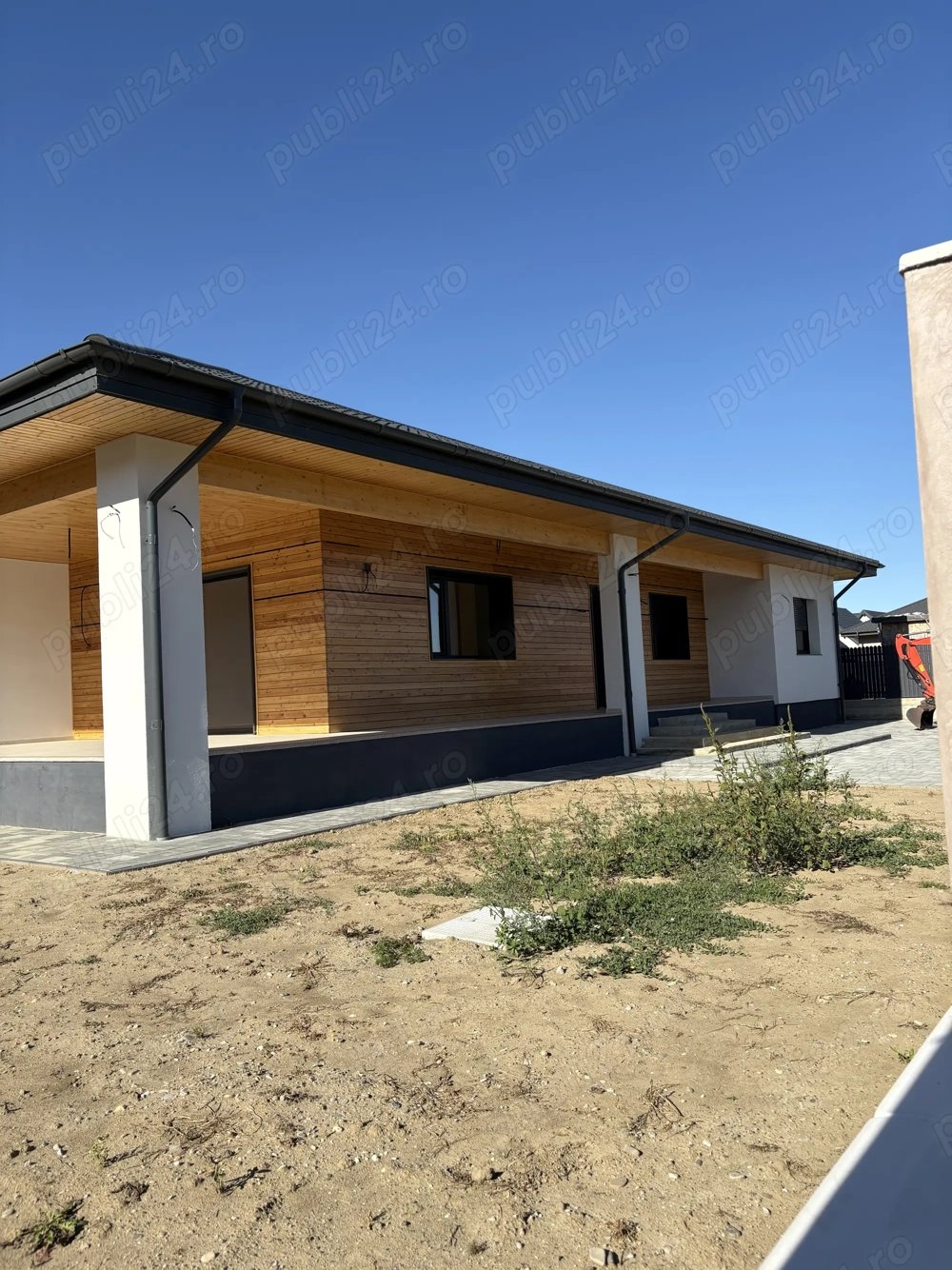 Case pe structura de lemn