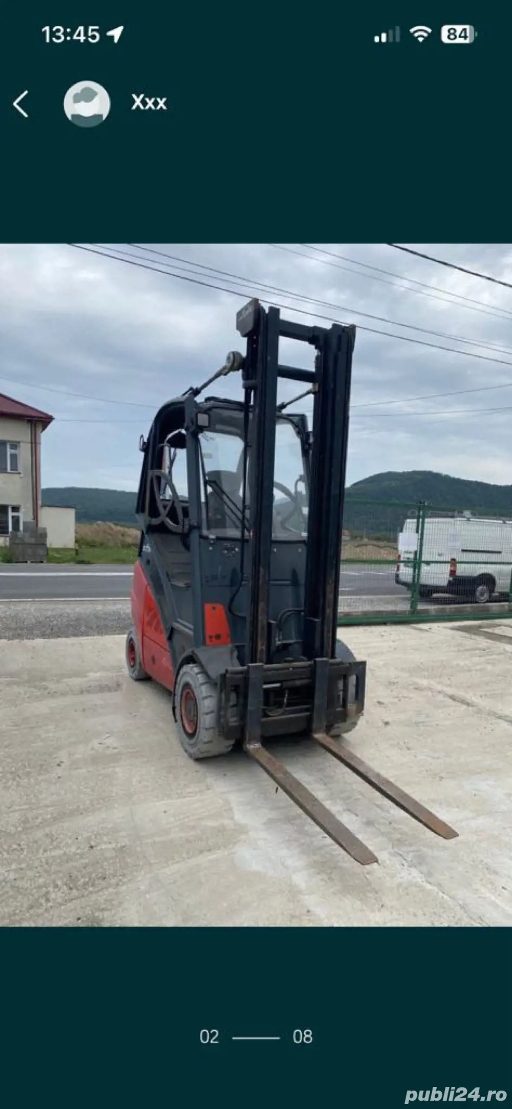 Vand stivuitor Linde25