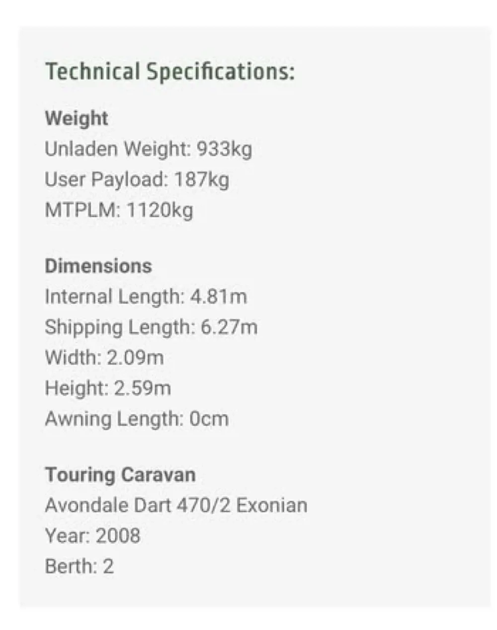 Rulota Avondale 2008