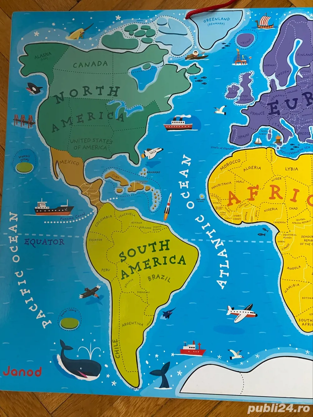 Harta lumii magnetica