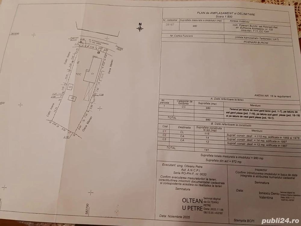 Casa de vanzare in Poienarii Rali,Prahova 43000euro