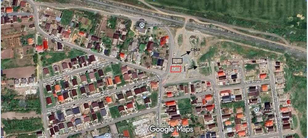 Teren comuna Lumina de vânzare (Autorizație construcție ,UTILITĂȚI)