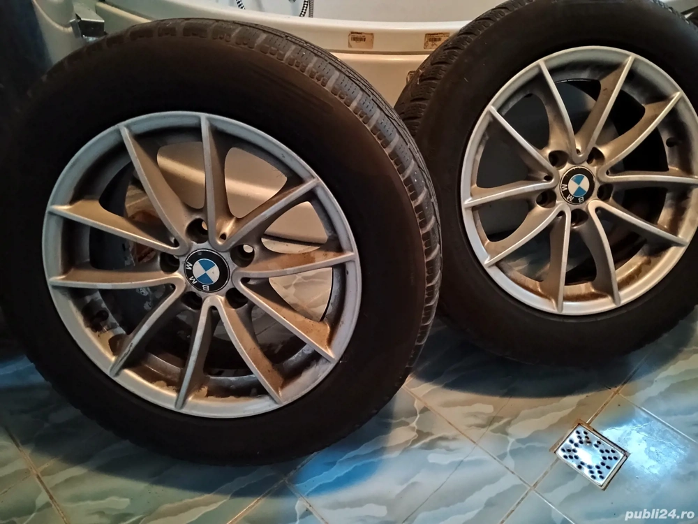 Jante aliaj R-17 originale BMW+anvelope iarnă 