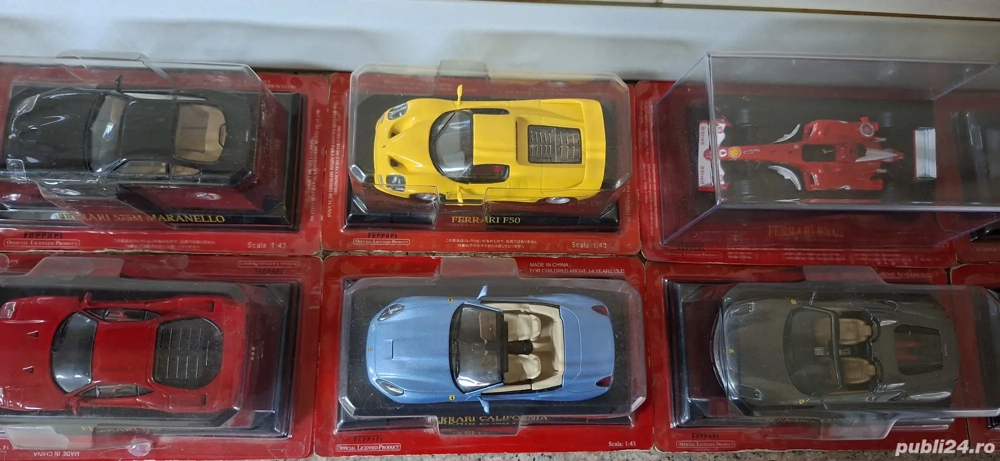 vand colectia masinute Ferrari
