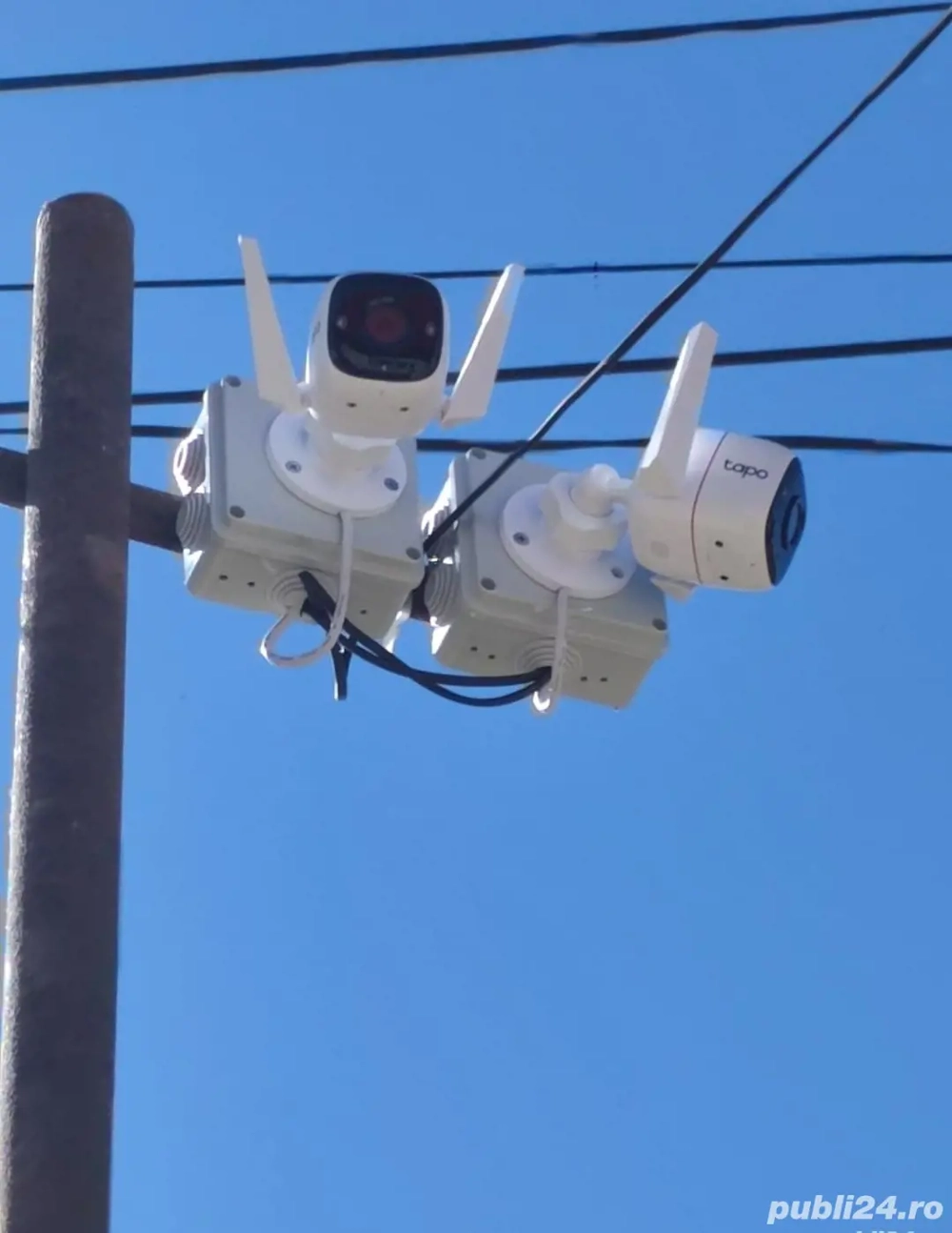 Montaj camere supraveghere wifi 