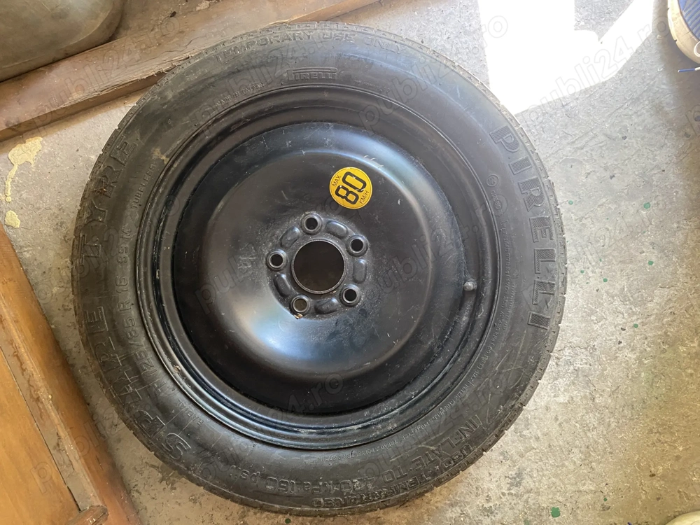 Roata rezerva originala Ford dimensiuni reduse Pirelli 