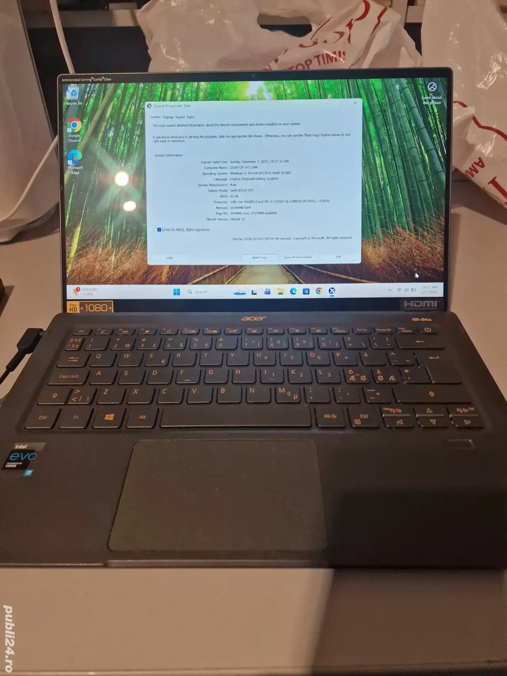 Laptop Acer Swift SF514-55T