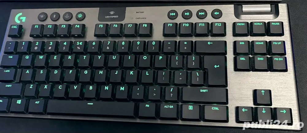 Tastatura Gaming Wireless mecanica LOGITECH G915 X Lightspeed TKL Tactile Switches, Bluetooth