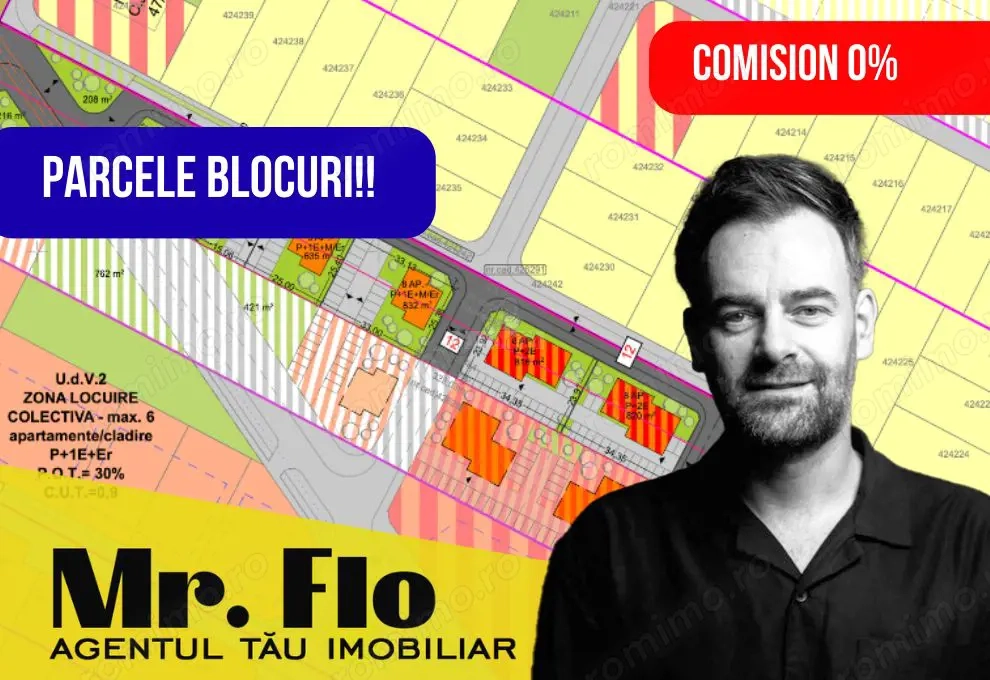 Parcelele de Blocuri disponibile Moșnița Nouă - Calea Medveș