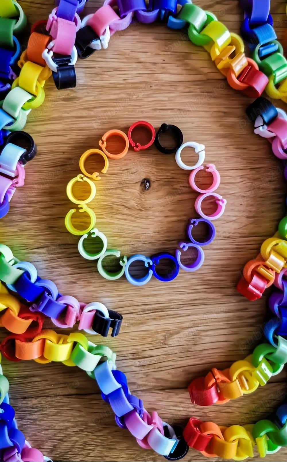 OFERTA Inele Clips-uri Colorate Pasari  Cabluri  Fire - 15 Culori