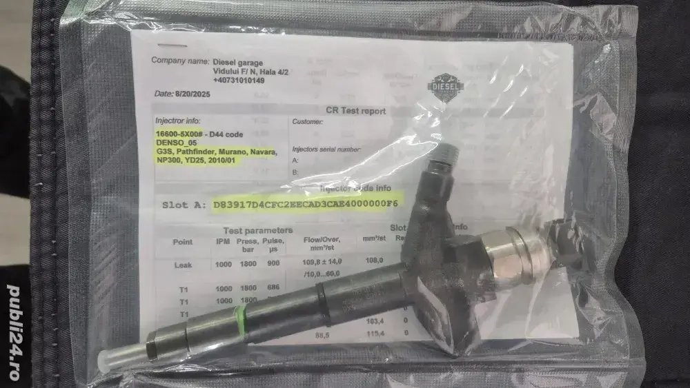 Injector Denso 16600-5X00A 