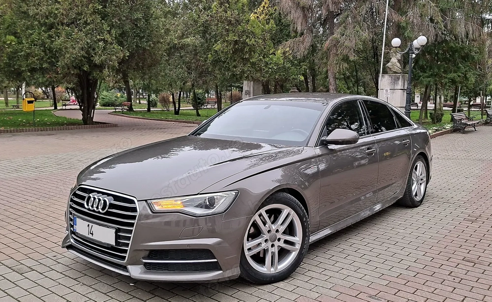 AUDI A6 3 x S-Line 2016  2.0 TDi  210 CP (stage1)  DEOSEBITA  S-TRONIC  Piele  Android  185.000 Km!!