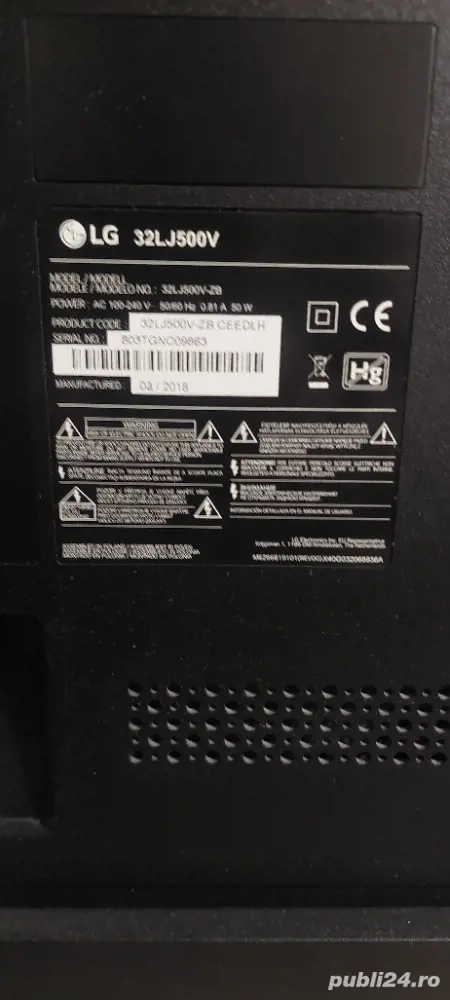 Televizor lg 32lj500v