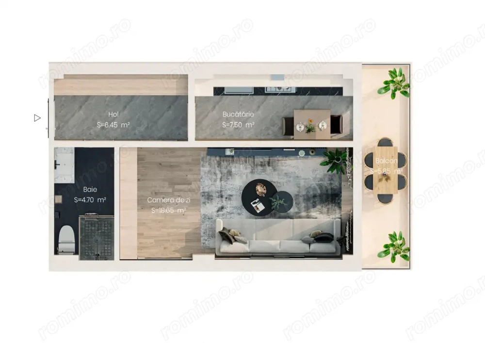 APARTAMENT 1 CAMERA, BLOC NOU, DECOMANDAT,VALEA LUPULUI,LOC DE PARCARE INCLUS