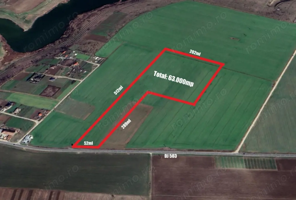 TEREN INTRAVILAN FUNDULEA 63.000 MP  , jUD. CALARASI DE VANZARE