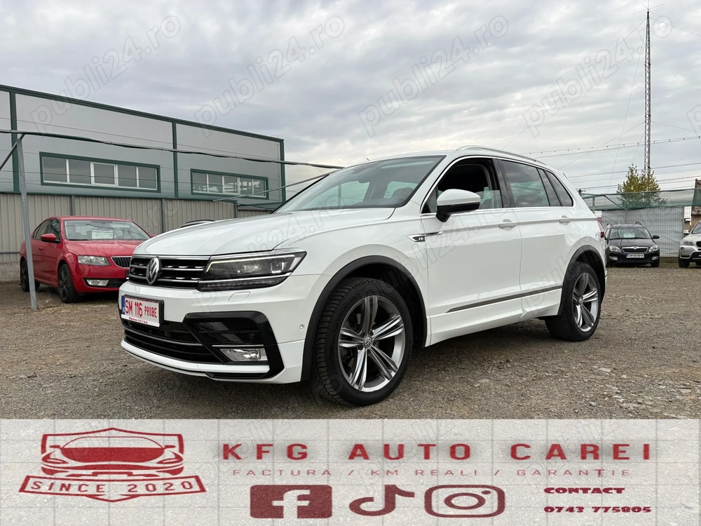 VW TIGUAN R-LINE   2017   4X4   DSG   2.0 TDI 150 CP   E6   199.000 km