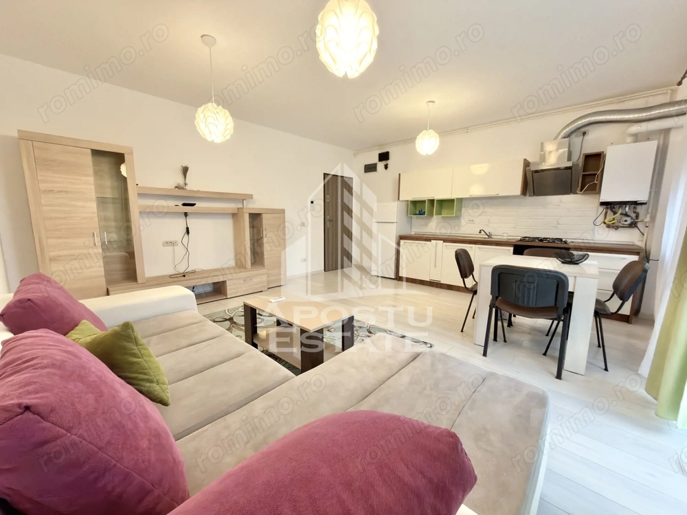 Apartament cu 2 camere complet mobilat si utilat in Giroc langa ESO.