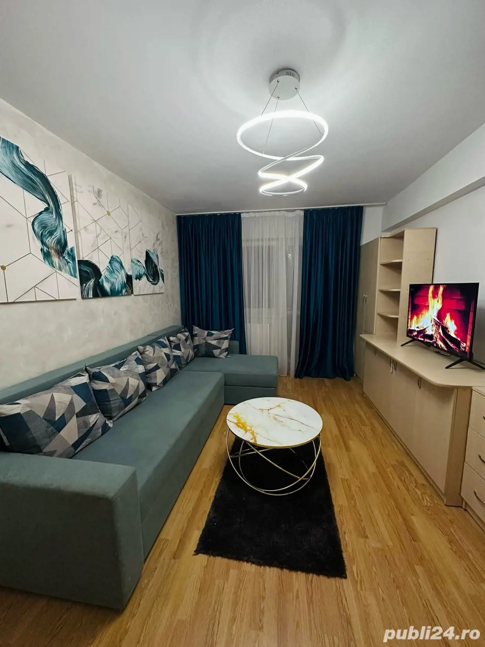 INCHIRIERE direct proprietar Ap.2 camere  -Str.Amurgului Popesti Leordeni