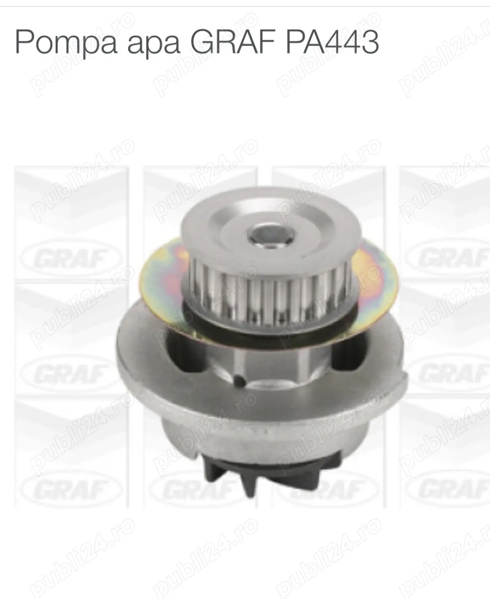 Vand pompa apa auto ptr. OPEL, DAEWOO, etc., marca GRAF 443