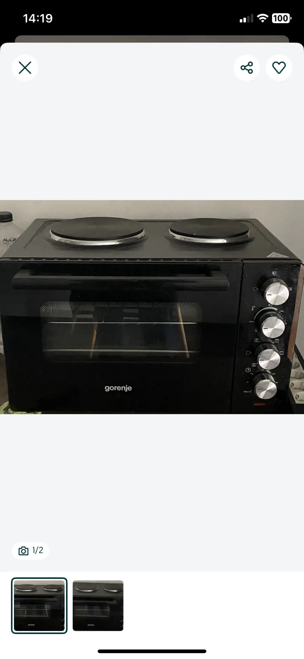 Cuptor electric GORENJE OM30GBX, 30l, 1500W, negru-argintiu