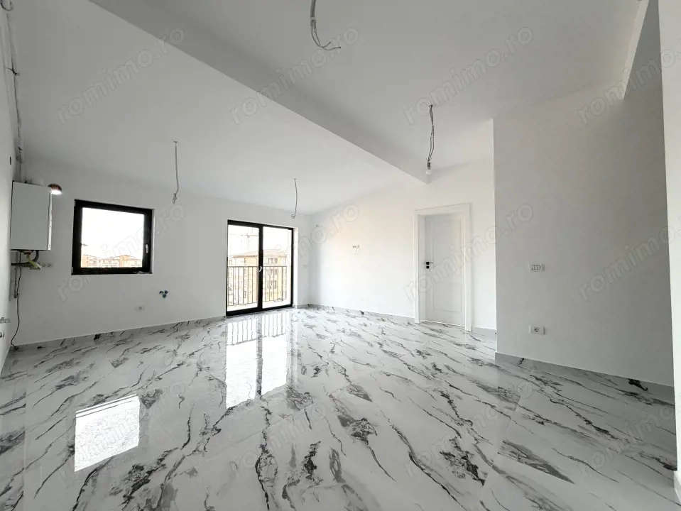 Apartament 2 camere, open-space, 53 mp, etaj 3 - Esso Giroc