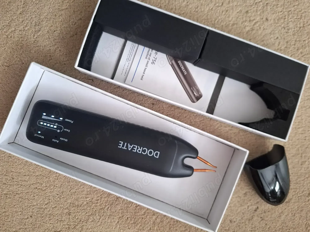 Aparat de sudura in puncte portabil manual pentru baterii cu 11 trepte