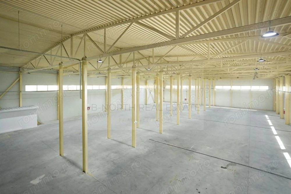 Hala industrială 2.000 mp • Depozitare / Producție • Rampe încărcare • Otopeni