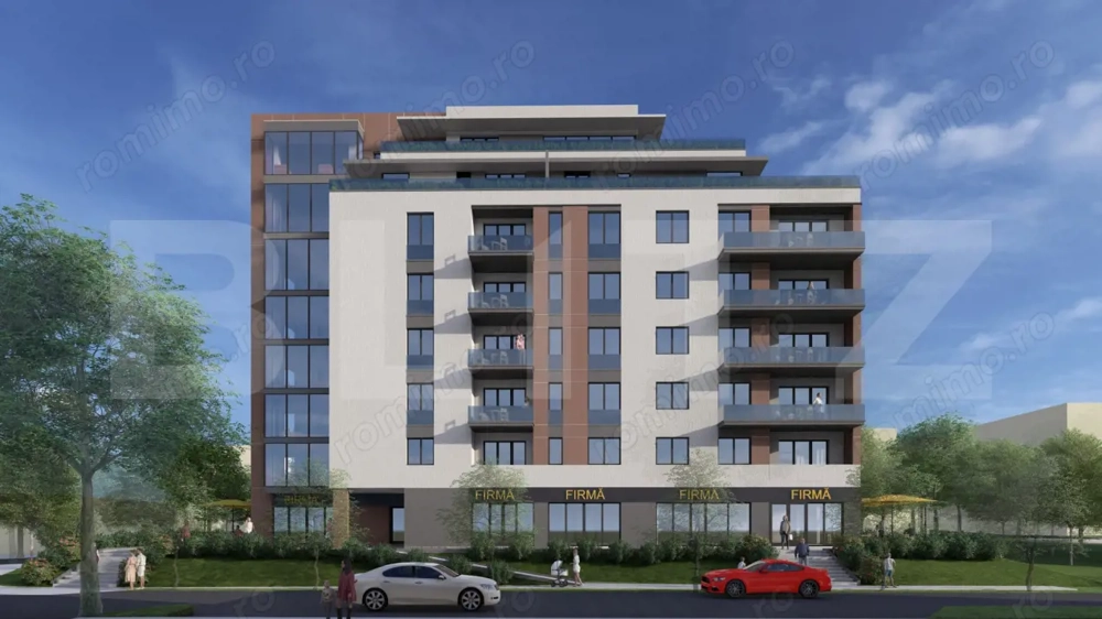 Apartament cu 3 camere, 74 mp, bloc Premium- zona Andrei Muresanu