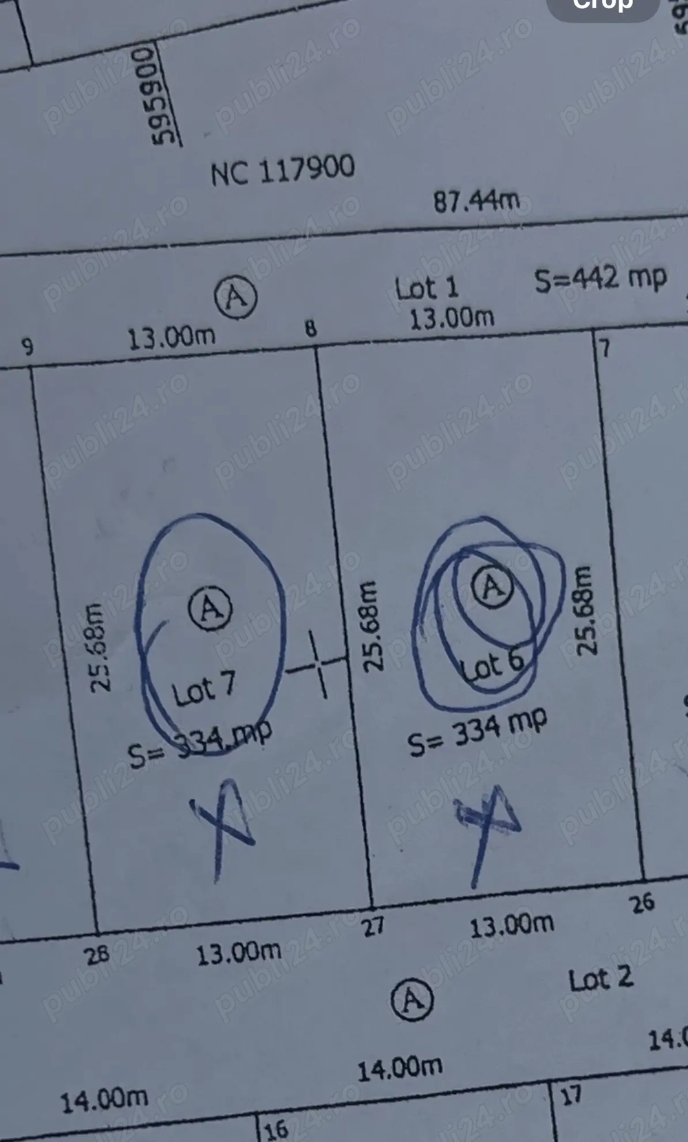 Teren de Vanzare - 334 m2 Pantelimon