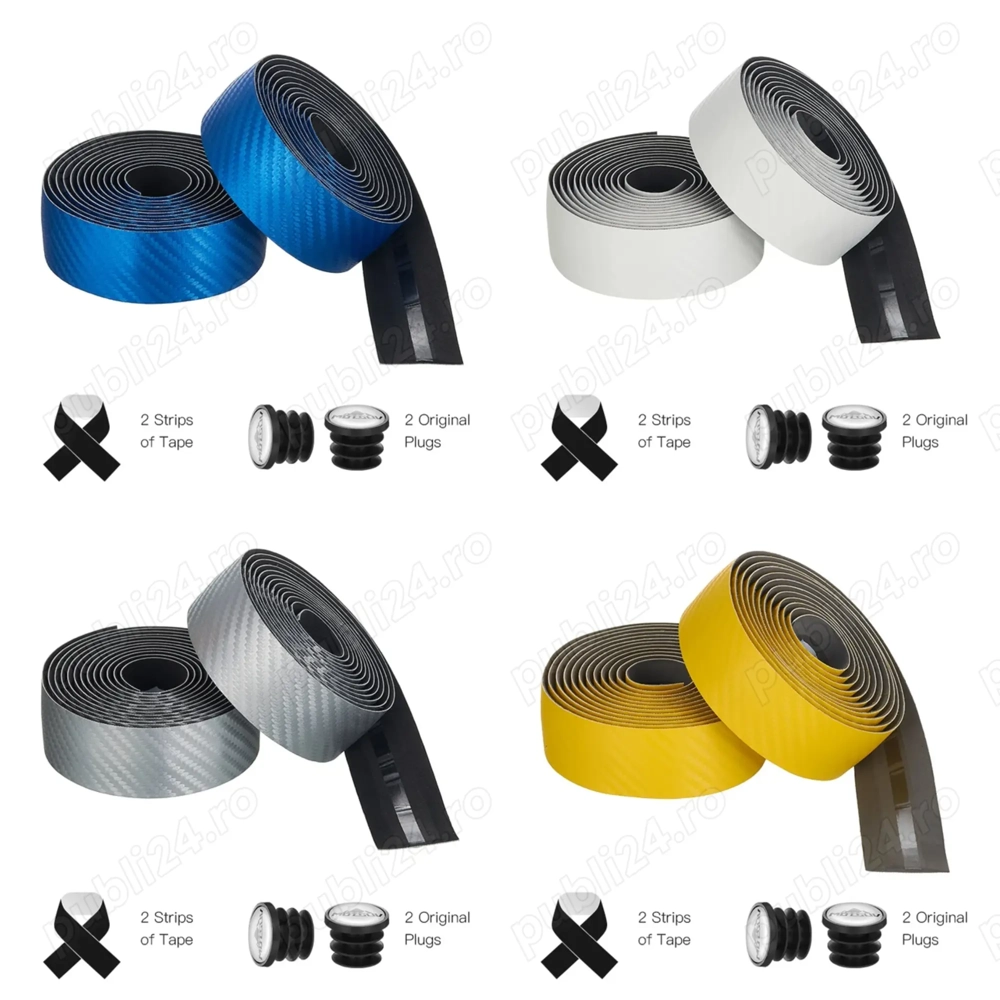 Ghidolina carbon lucioasa moale confortabilă ghidon bicicletă cursiera antiderapanta spuma Eva + PU