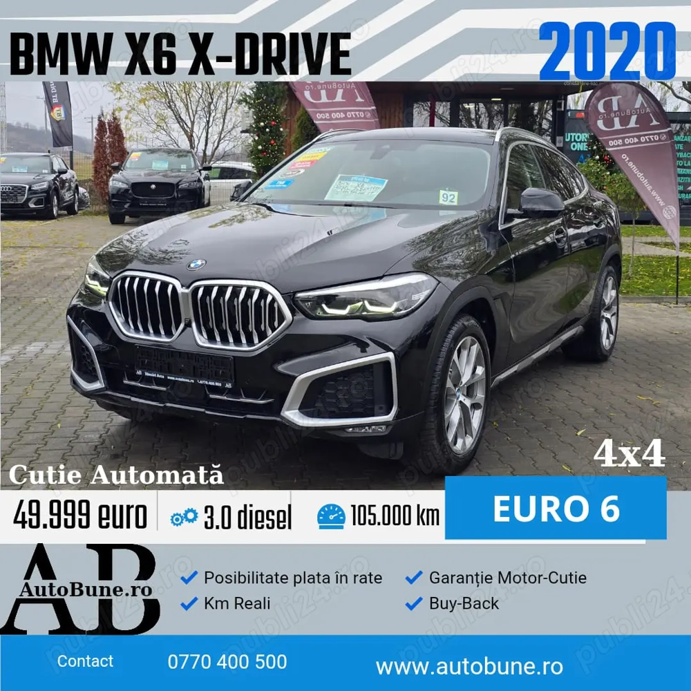 BMW X6 xDrive 3.0 D 265 CP