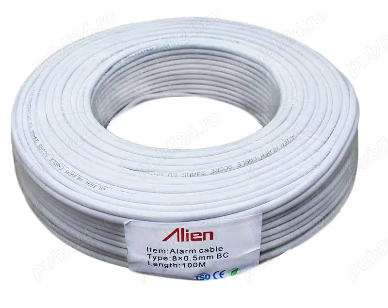 Cablu alarma 8 0,5mm Cu 100m