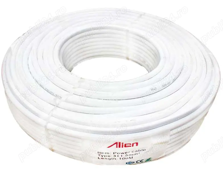 Cablu electric MYYM 3 1.5mm2 100m alb