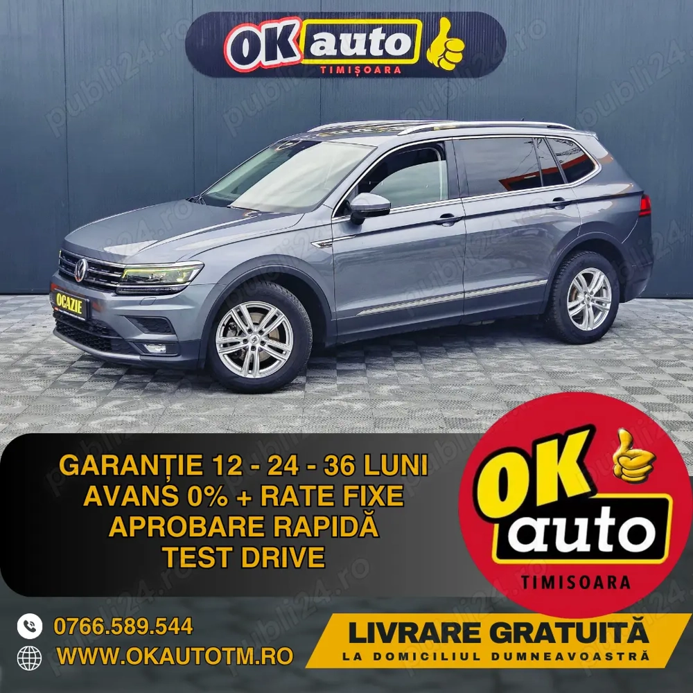 Vw Tiguan Allspace 4MOTION - 4X4 - 2018 2019 - EURO 6 - 2.0 DIESEL - 150 C.P.