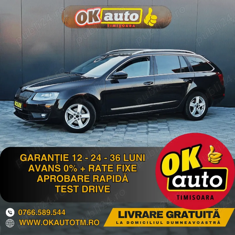 Skoda Octavia - cutie automata - 2016 - euro 6 - 1.6 diesel - 110 c.p.