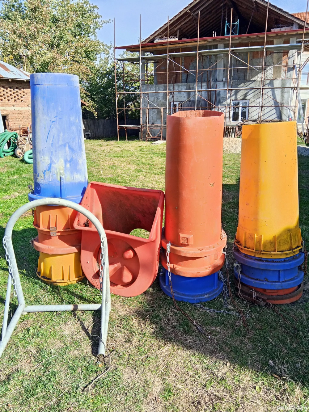 topogan, tuburi de descărcare materiale rezultate din activități construcții 