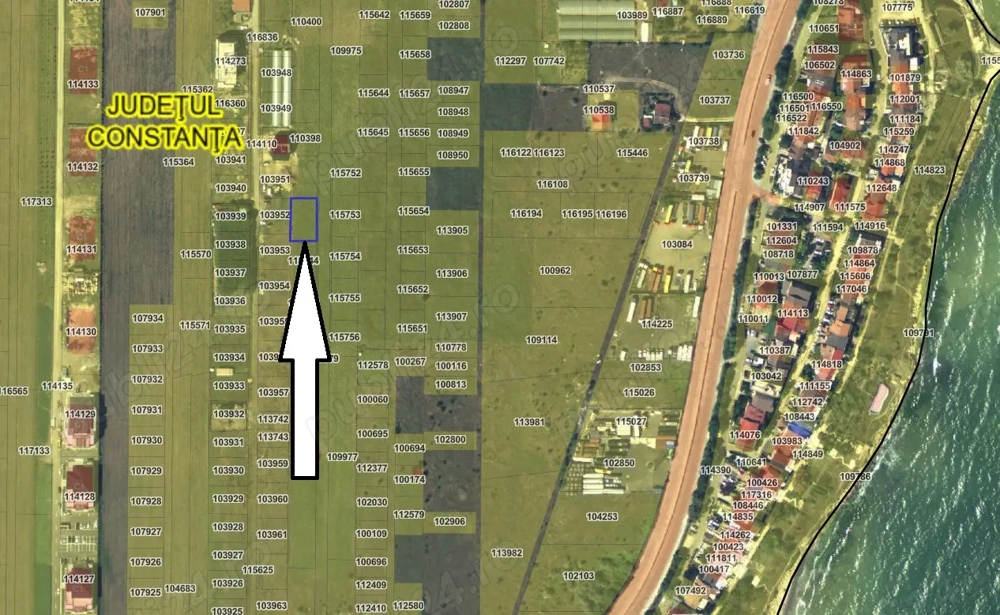 Teren Intravilan pentru Vilă   Pensiune   Zona Steaua de Mare 2, Eforie Nord   RO-RO Agigea