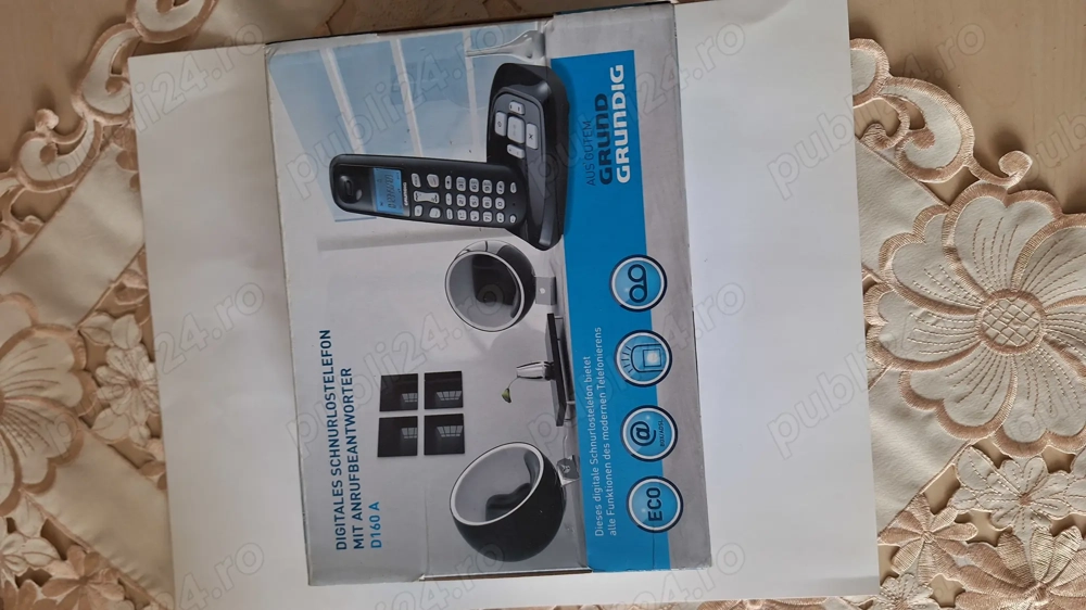 2 telefoane fără fir + 1 robot