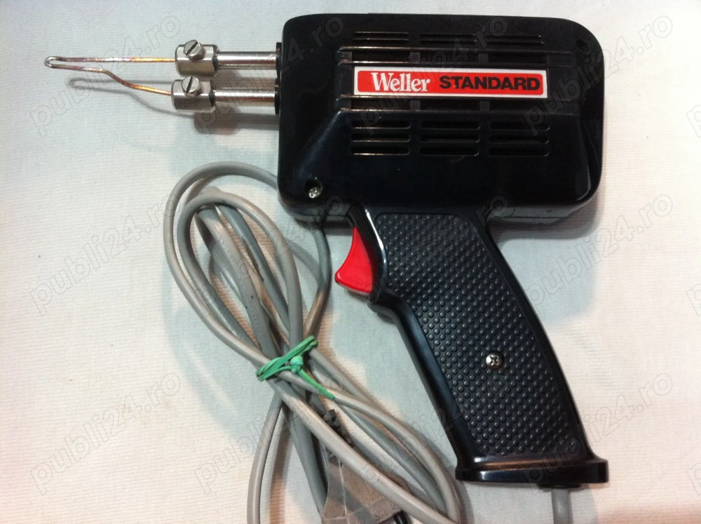 Pistol de lipit - Trusa Weller Standard  100W  + 5 anse si fludor ( statie hertz anl