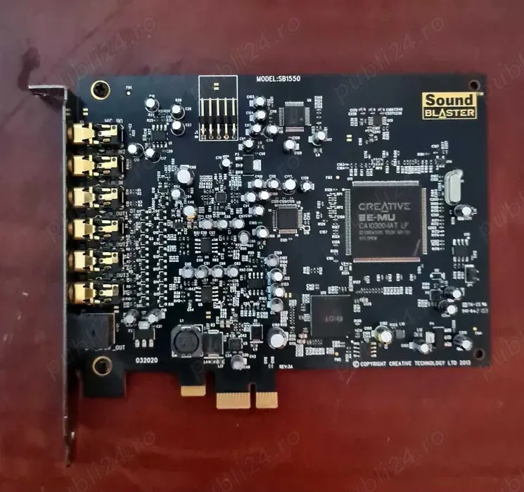 Placa de sunet Creative Audigy RX, PCI-E