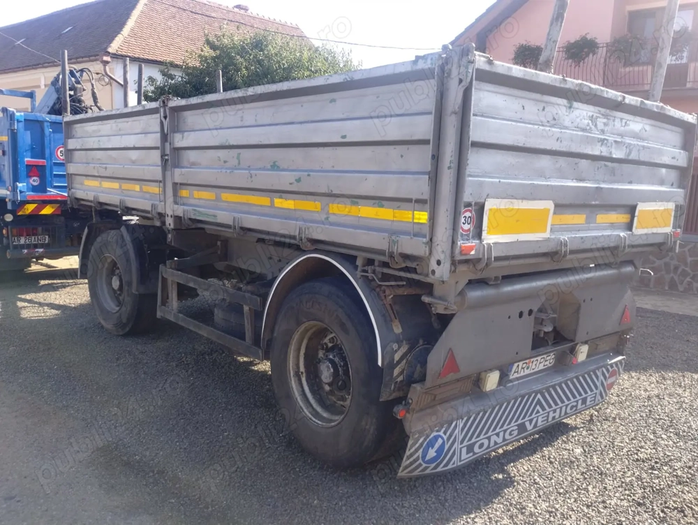 Remorca basculabil 3 parti 18 tone